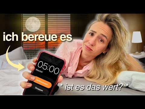 EINE WOCHE LANG UM 5 UHR MORGENS AUFSTEHEN ?‍? thumbnail