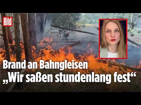 FEUER-CHAOS AUF ICE-STRECKE: BILD-Reporterin strandet stundenlang vor Berlin thumbnail