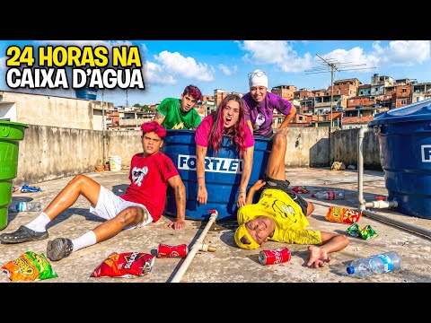 SOBREVIVA NA SUA CAIXA D'AGUA POR 24 HORAS *Quem ficou mais tempo ? thumbnail