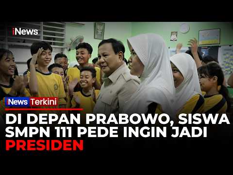 Begini Respons Prabowo saat Ada Siswa yang Bercita-cita Jadi Presiden | iNews Terkini thumbnail