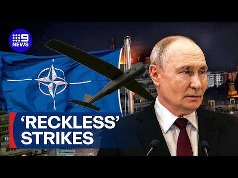 NATO accuses Kremlin of 'reckless' actions | 9 News Australia thumbnail