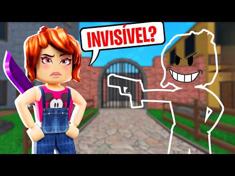 A MURDER vs A XERIFE INVISÍVEL NO ROBLOX! (Murder Mystery 2) thumbnail