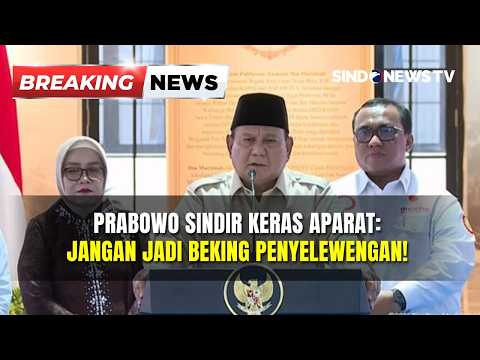 Singgung 'Backing' Judi dan Narkoba, Prabowo Perintahkan Aparat Bersih-bersih! | Breaking News|16/06 thumbnail