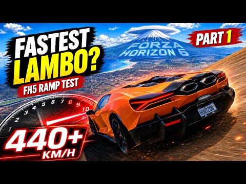 Testing Every Stock Lamborghini Before Forza Horizon 6! FH5 Top Speed Ramp Test Part 1 thumbnail