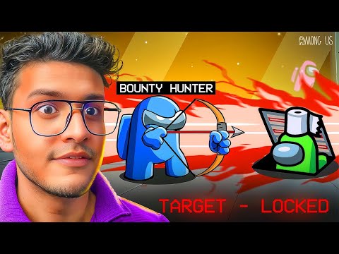Among Us But I'm a Bounty Hunter Impostor (Kill Target to Win) thumbnail