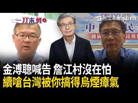 一刀未剪｜一人戰全部？金溥聰喊提告！詹江村續酸嗆「台灣被你搞得烏煙瘴氣」：回美國不開心 就去其他國家走走！李德維轟「藐視董事會」：一定又會說是馬董事長意思…｜三立新聞LIVE thumbnail