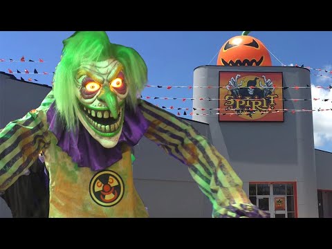 We Camped Out at the Spirit Halloween Flagship Store Grand Opening VLOG - 1500 Went Nuts Waiting! thumbnail
