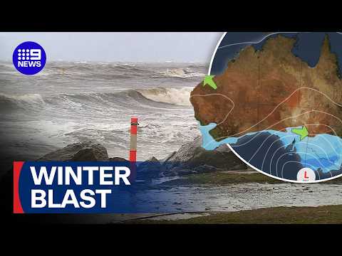 Australian south coast prepares for severe winter storm | 9 News Australia thumbnail