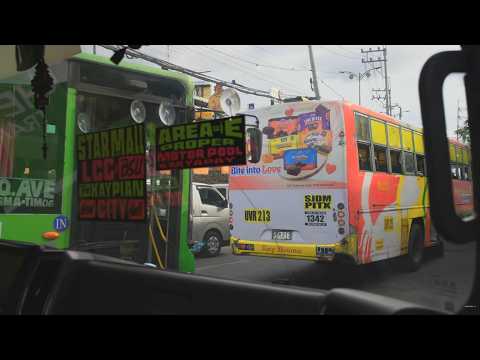 Philippines, Modern Jeep ride from Starmall to Cityhall thumbnail