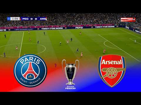 🔴PSG vs ARSENAL - UEFA Champions League 2026 Final | Simulation Pes 21 Video Game thumbnail