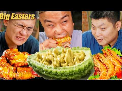 Bitter gourd is packed with mustard! _ TikTok Video_Eating Spicy Food and Funny Pranks thumbnail