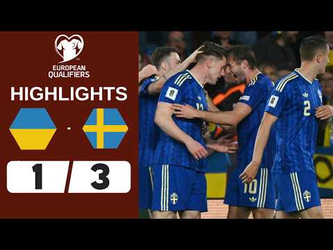 Ukraine vs Sweden | 1-3 | Highlights | World Cup Qualifiers 2026 thumbnail