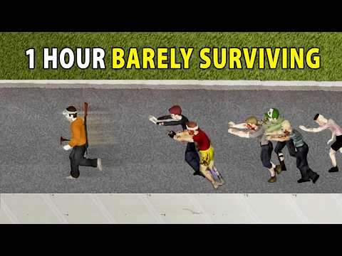 1 Hour of Barely Surviving Project Zomboid thumbnail