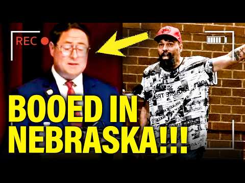 GOP Rep gets BOOED ON STAGE at TOWN HALL…IN NEBRASKA!! thumbnail