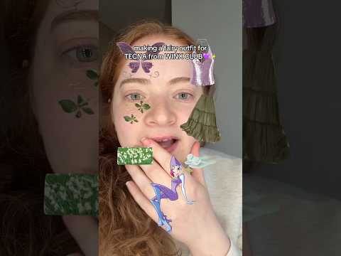 Making an Outfit for TECNA from Winx Club!💞💜🧚‍♀️ #tecna #winx #winxclub  #youtubeshorts thumbnail