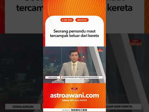 Seorang pemandu maut tercampak keluar dari kereta thumbnail