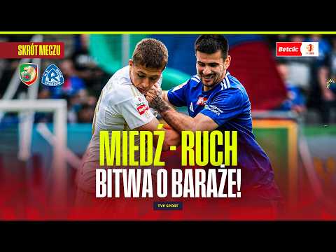SKRÓT: MIEDŹ LEGNICA - RUCH CHORZÓW. BITWA O BARAŻE! BETCLIC 1 LIGA - 33. KOLEJKA thumbnail