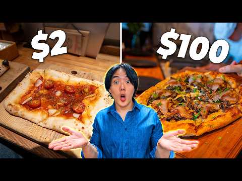 CHEAPEST VS MOST EXPENSIVE Pizza in Tokyo, Japan thumbnail