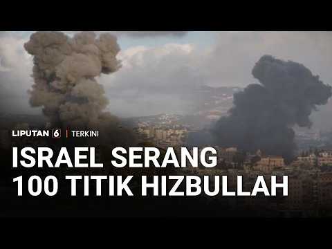 Asap Membumbung! Israel Serang 100 Target  Hizbullah di Lebanon Selatan | Liputan 6 thumbnail