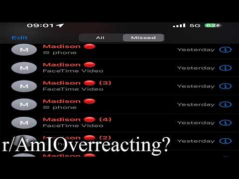 people ask "am I overreacting??" thumbnail