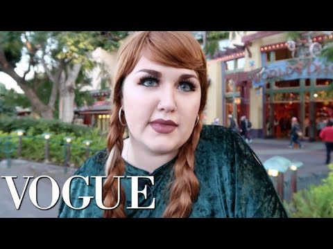 73 QUESTIONS | VOGUE PARODY in DISNEYLAND *awkward* thumbnail