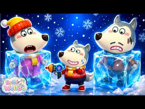 Bebé Wolfoo | ¡Cuidado con el Rayo Congelante! | Dibujos animados para niños thumbnail