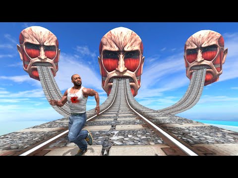 Franklin Vs Giant Titan Head In Indian Bikes Driving 3D thumbnail