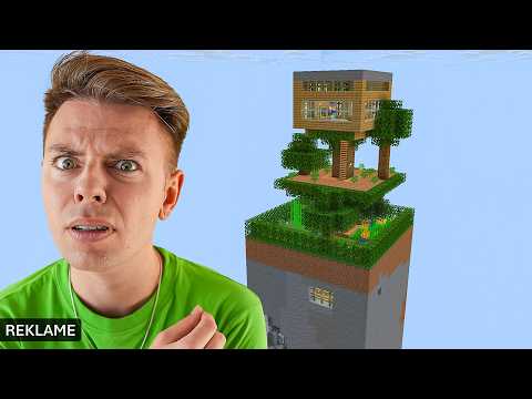 Bygger vores hus på ONE CHUNK i Minecraft thumbnail