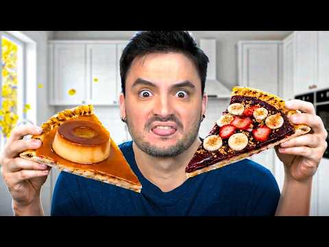 PROVANDO PIZZAS DOCES NUNCA FEITAS ANTES! thumbnail