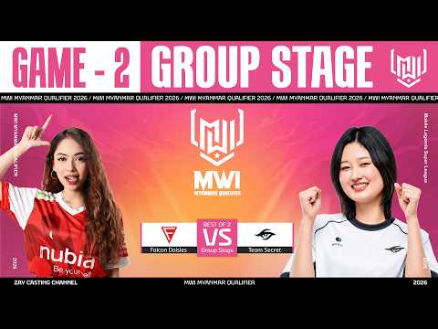[Game - 2] Falcon Daisies Vs Team Secret | MWI - 2026 Myanmar Qualifier thumbnail