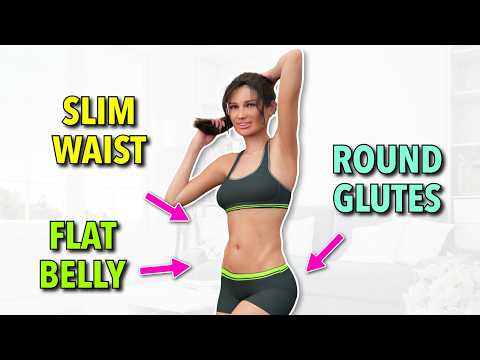 27 Fat Burning Exercises - Flat Belly, Slim Waist, and Round Glutes thumbnail