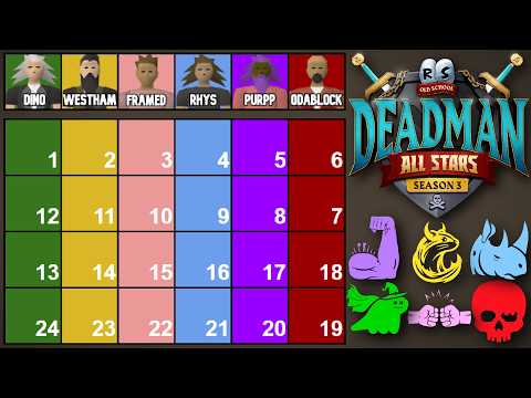 OFFICIAL DEADMAN ALLSTARS DRAFT SEASON 3 ft Odablock, Framed, Dino... thumbnail