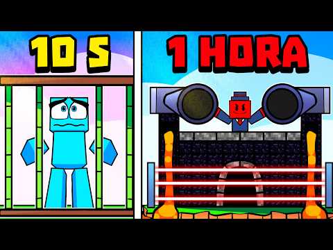 10 Segundos VS 1 Hora Usando HACKs de CONSTRUÇÃO no Minecraft! thumbnail