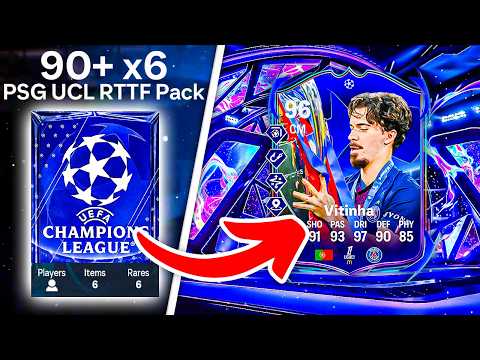 90+ x6 CHAMPIONS LEAGUE RTTF PACKS! 😱 FC 26 Ultimate Team thumbnail