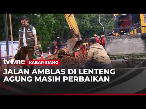 Kondisi Terkini Jalan Ambles di Lenteng Agung | Kabar Siang thumbnail