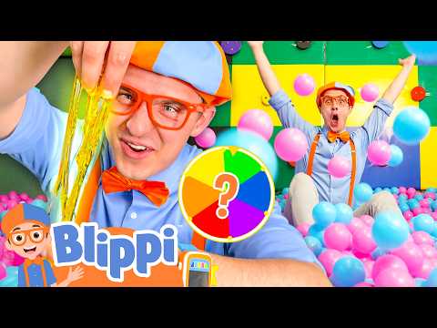 Can Blippi Find Every Color? ? Rainbow Challenge thumbnail