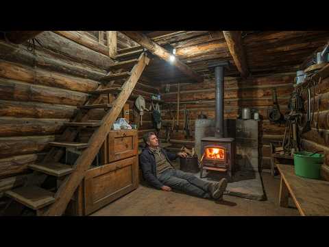 Man Builds SECRET Cabin to Survive Alone in the Wild | by @luxonbushcraft thumbnail