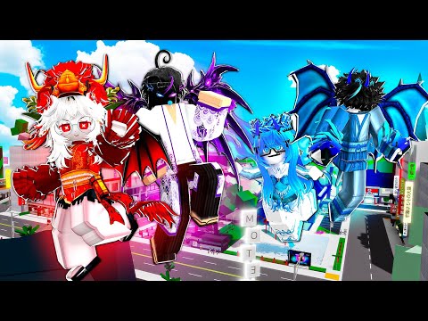 SOMOS UNA FAMILIA DE DRAGONES EN BROOKHAVEN!! 😱😱  thumbnail