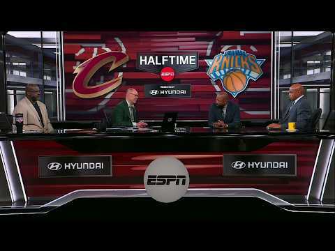 Inside The NBA | Chuck & Shaq on Donovan Mitchell scores 16 Pts help Cavs lead Knicks 48-46 at half thumbnail