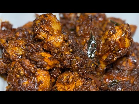 चटपटा मसालेदार फ्राई चिकन मसाला |Spicy Fried Chicken Masala | Chicken Fry Masala| Dry Chicken recipe thumbnail