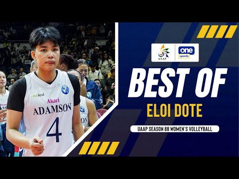 Eloi Dote’s DOMINANCE AT THE NET for Adamson | UAAP SEASON 88 WOMEN’S VOLLEYBALL TOURNAMENT thumbnail