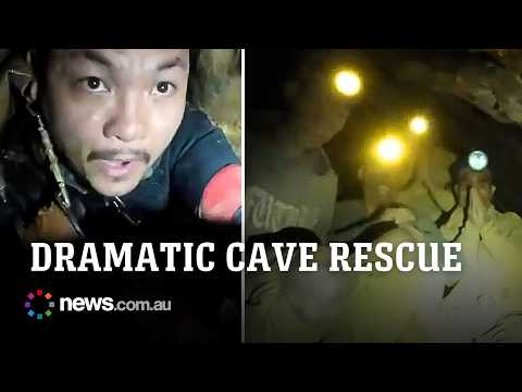Five missing villagers found alive in flooded Laos mine cave thumbnail