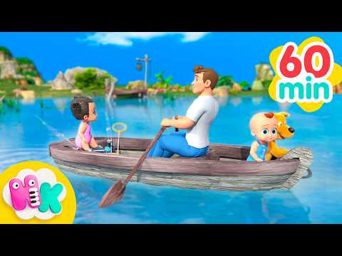 Row Row Row Your Boat ⛵ Songs for Kids | HeyKids Nursery Rhymes thumbnail