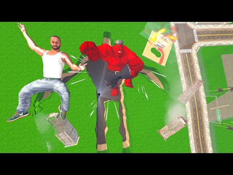Franklin Fall In Deepest HULK Hole In Indian Bike Driving 3D: thumbnail