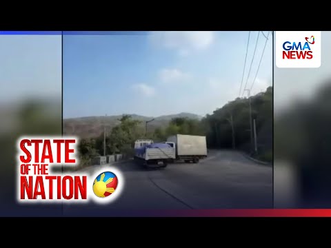 Truck na kargado ng construction materials, bumangga sa kasalubong na truck | SONA thumbnail