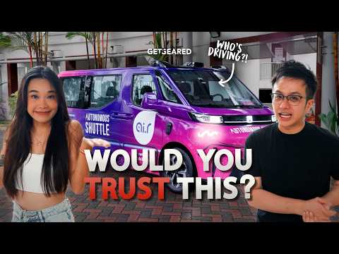 We Tried Singapore’s FIRST Self-Driving Shuttle?! | Get Geared thumbnail
