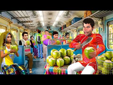 Train में नारियल पानी का Jackpot गर्मी ने बनाया अमीर | Coconut Seller Story | Hindi Kahaniya thumbnail