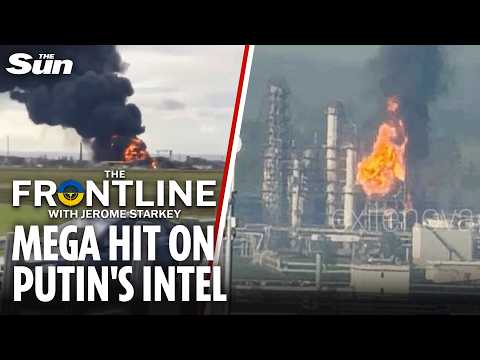 Ukraine cripples Russian fuel routes as drone swarm obliterates Putin's FSB spy headquarters thumbnail