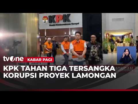 KPK Resmi Tahan 3 Tersangka Kasus Korupsi Gedung Pemkab Lamongan | Kabar Pagi thumbnail