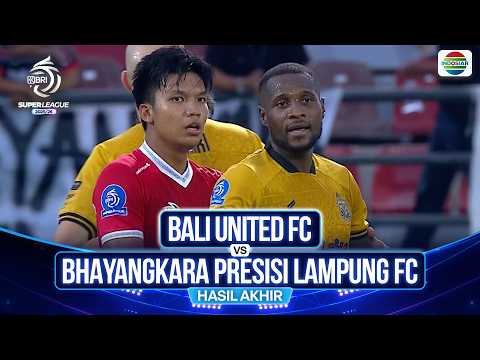 Bali United FC vs Bhayangkara Presisi Lampung FC - Hasil Pertandingan | BRI Super League 2025/26 thumbnail